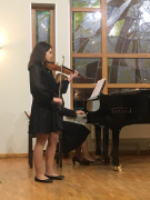 Arīna Auziņa (vijole, 7.klase) - konkursa 