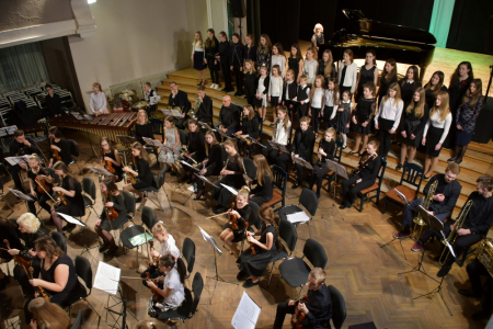 08.03.2019. Jēkabpils un Madonas Mūzikas skolu orķestru, kora un solistu sadraudzības koncerts Jēkabpils Tautas namā