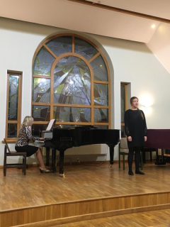 Vika Vogina (vokāls - 7.klase), ped. Diāna Vaice 14.12.2018.