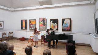 Sofija Beāte Ozoliņa un Jolanta Grase (16.03.2019. - Madonas muzejs)