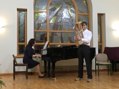 Andrejs Pirogs (eifonijs, 5.klase), pedagogs Arturs Kloppe, 14.12.2018.