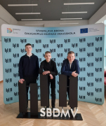 Toms Šķēls (7. kora klase), Jānis Iesalnieks (6. klarnetes klase) un Valters Kļaviņš (3. saksofona klase)