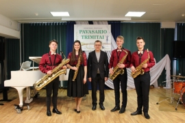 Arvis Kļaviņš, Zane Gerenberga, Andrejs Cepītis, Kalvis Krīgers un Lauris Vugulis