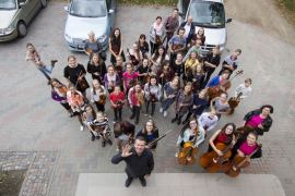 Jāņa Norviļa Madonas Mūzikas skolas simfoniskais orķestris (2015.gads)