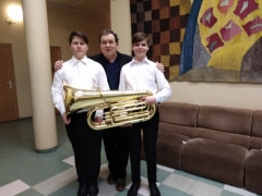 Aleksis Plotka, Arturs Kloppe un Viesturs Šēnbergs (14.02.2019.)