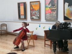 Evija Akaševa un Ilze Tomsone (Madonas Novadpētniecības un mākslas muzejs, 16.03.2019.)